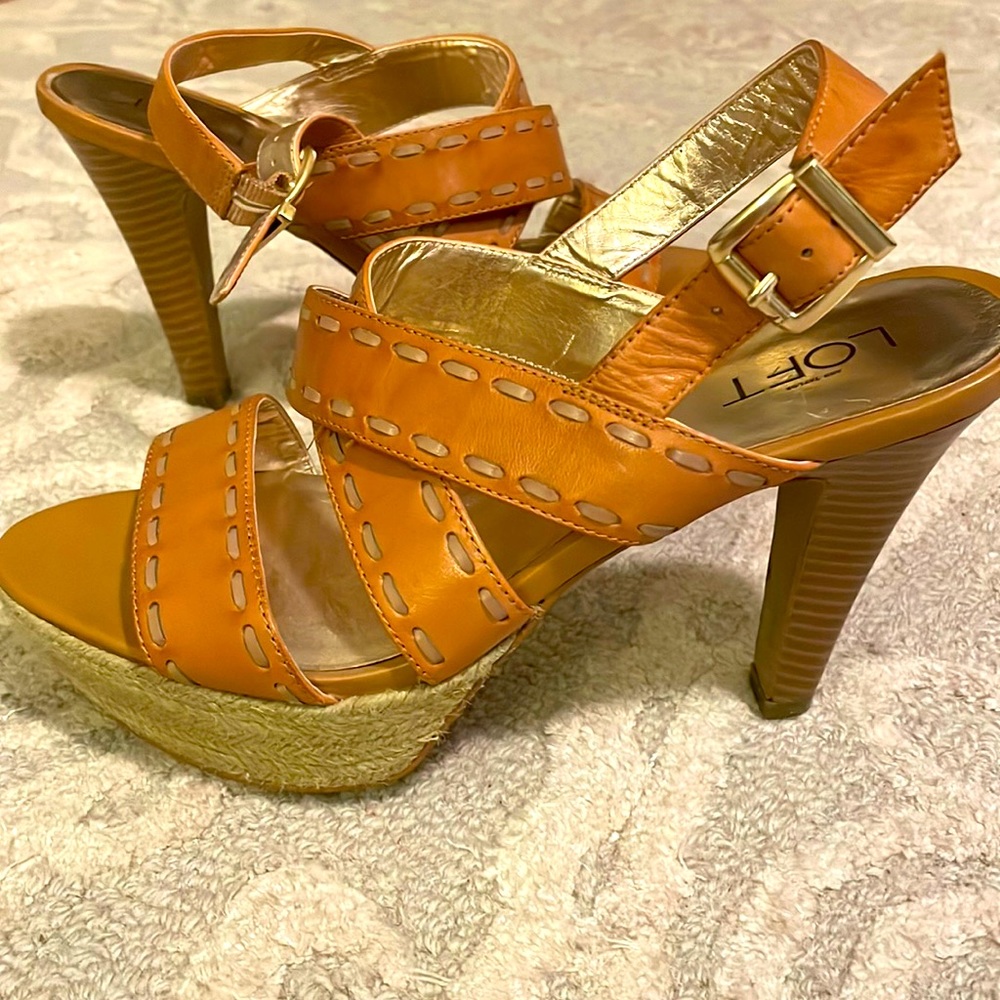 Ann Taylor LOFT strappy heels